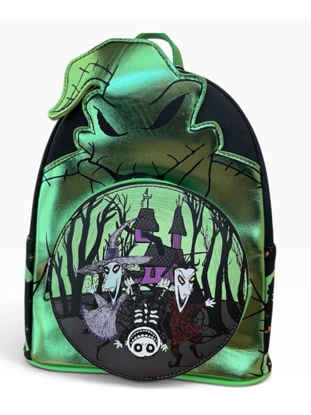 Loungefly Nightmare Before Christmas Oogie Boogie Metallic Mini Backpack NWT